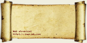 Andjelina Ljoskić vizit kartica